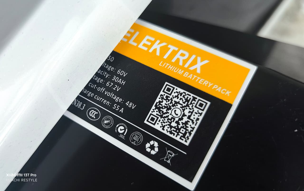 Электромотоцикл CityCoco Electrix X9 PRO (3000W 60V 30AH) Li-ion — изображение 30