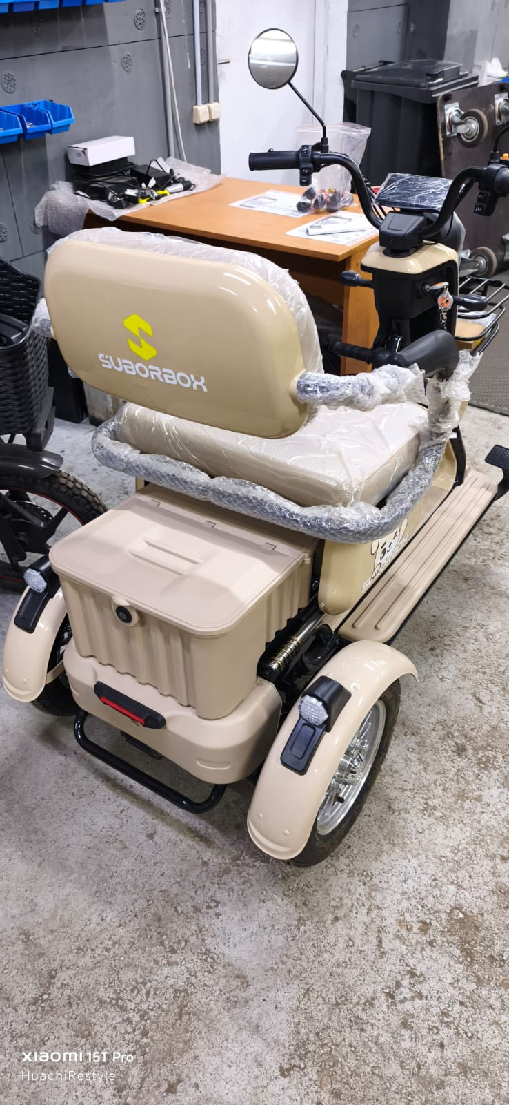 Электротрицикл Suborbox SBX-1 1000W 60V/23Ah (Li-ion) двухместный — изображение 5