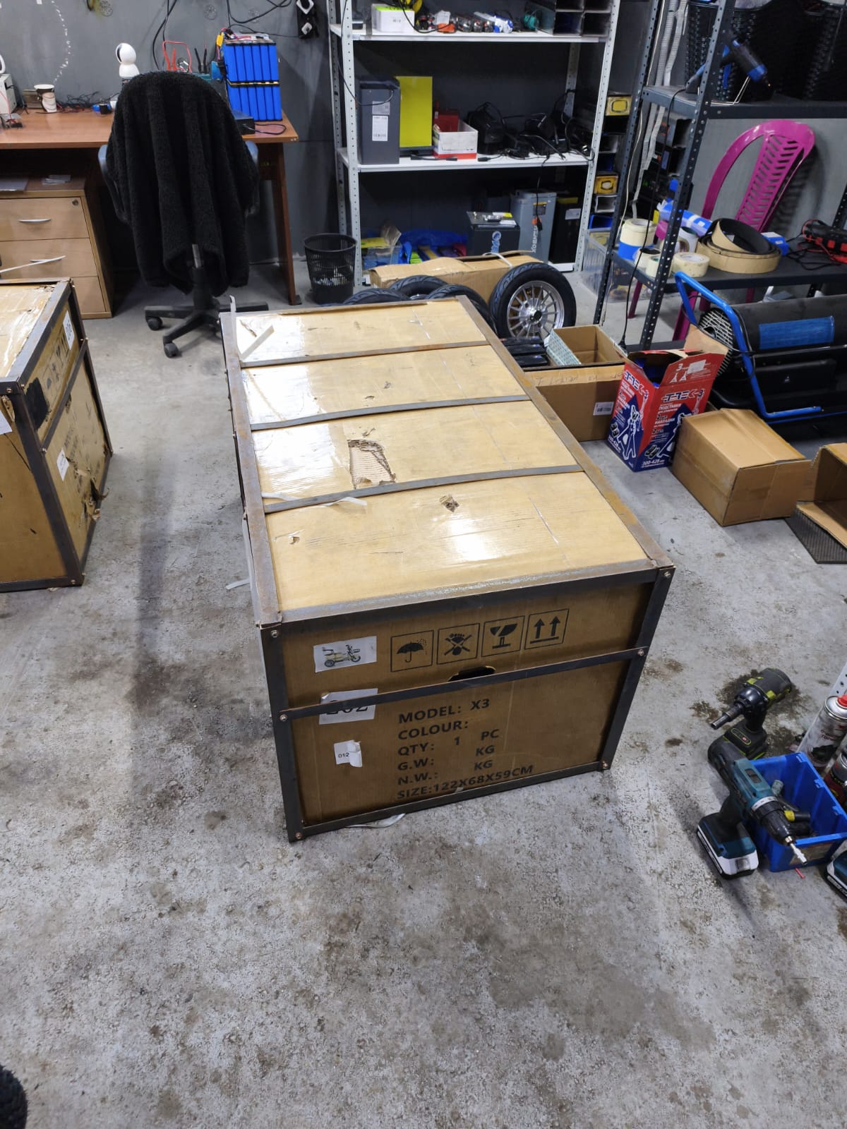 Электротрицикл Suborbox SBX-1 1000W 60V/23Ah (Li-ion) двухместный — изображение 14