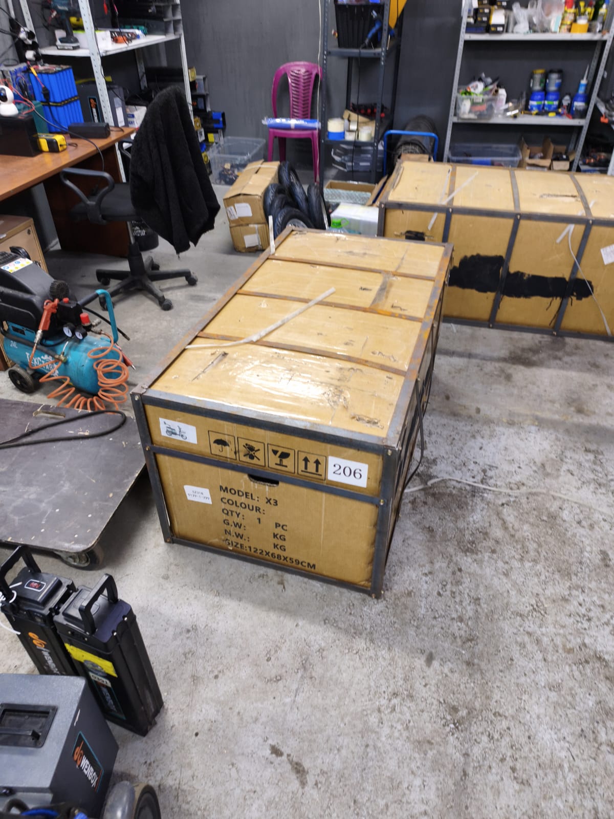Электротрицикл Suborbox SBX-1 1000W 60V/23Ah (Li-ion) двухместный — изображение 15