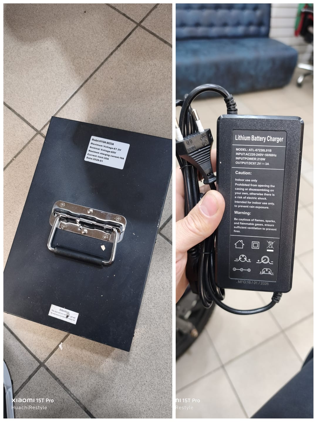 Электротрицикл Suborbox SBX-1 1000W 60V/23Ah (Li-ion) двухместный — изображение 18